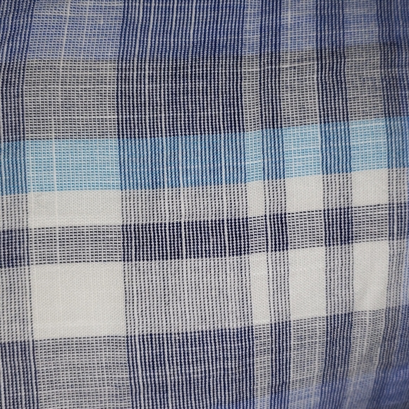 Weatherproof Plaid Button Down Short Sleeve Shirt - Picture 12 of 13